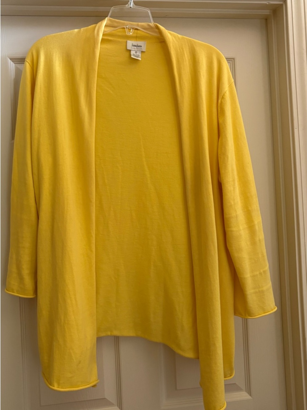 Neiman Marcus Yellow Cotton Top